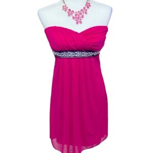 Special Occasion Sweetheart Neck Rhinestone Waist